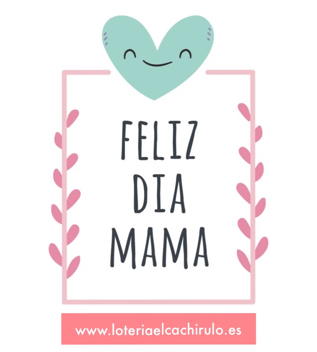 Cartel sorteo extraordinario de Loteria día de la Madre